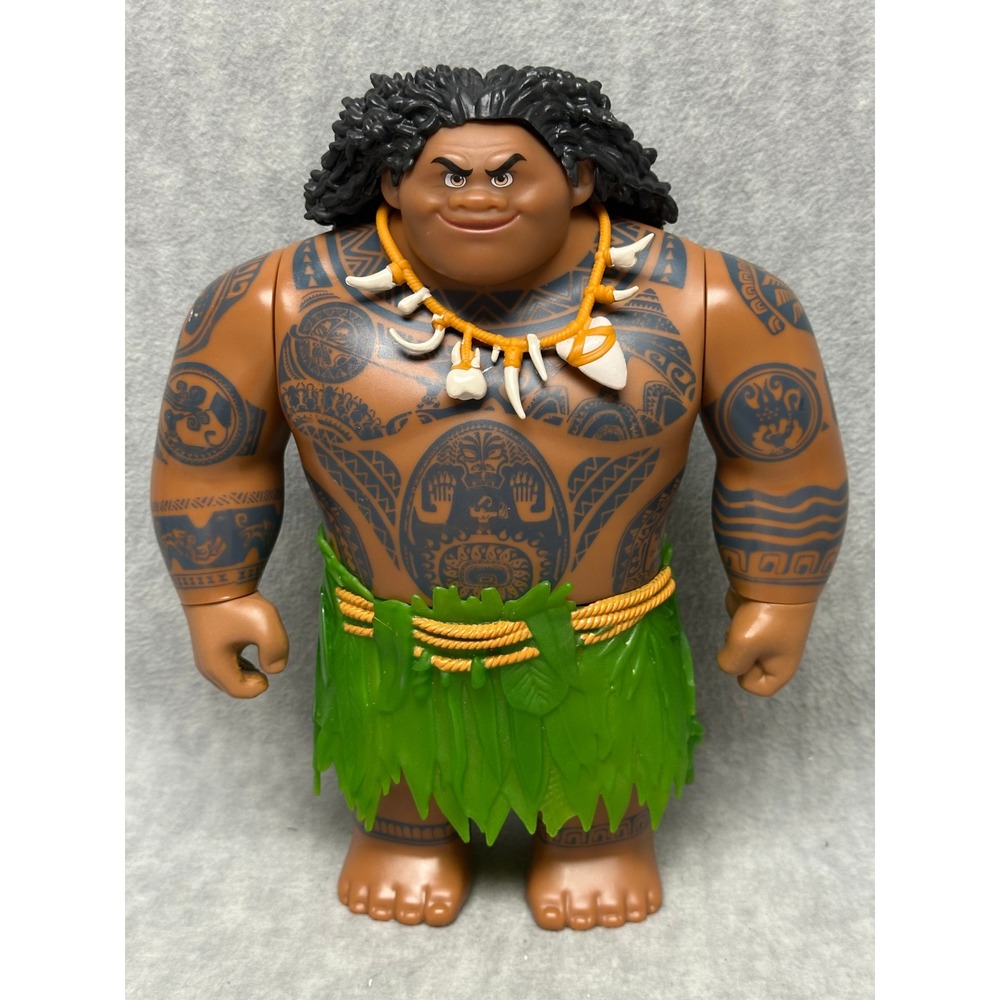 Disney Moana Maui Action Figure Kids‎ 10.5in Tattooed Posable ArmsToy